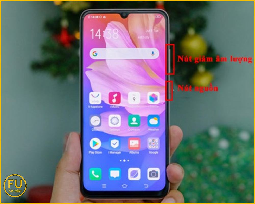 Dùng nút nguồn và nút giảm âm lượng để chụp màn hình điện thoại
