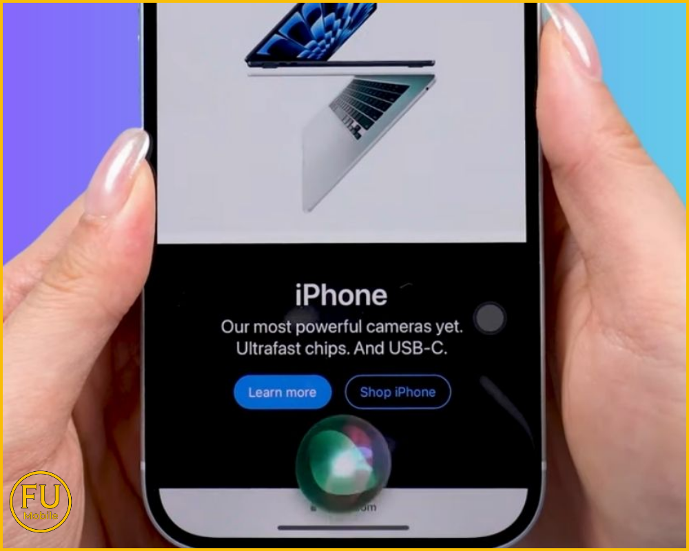 Gọi Hey Siri và nói Take a screenshot để chụp màn hình