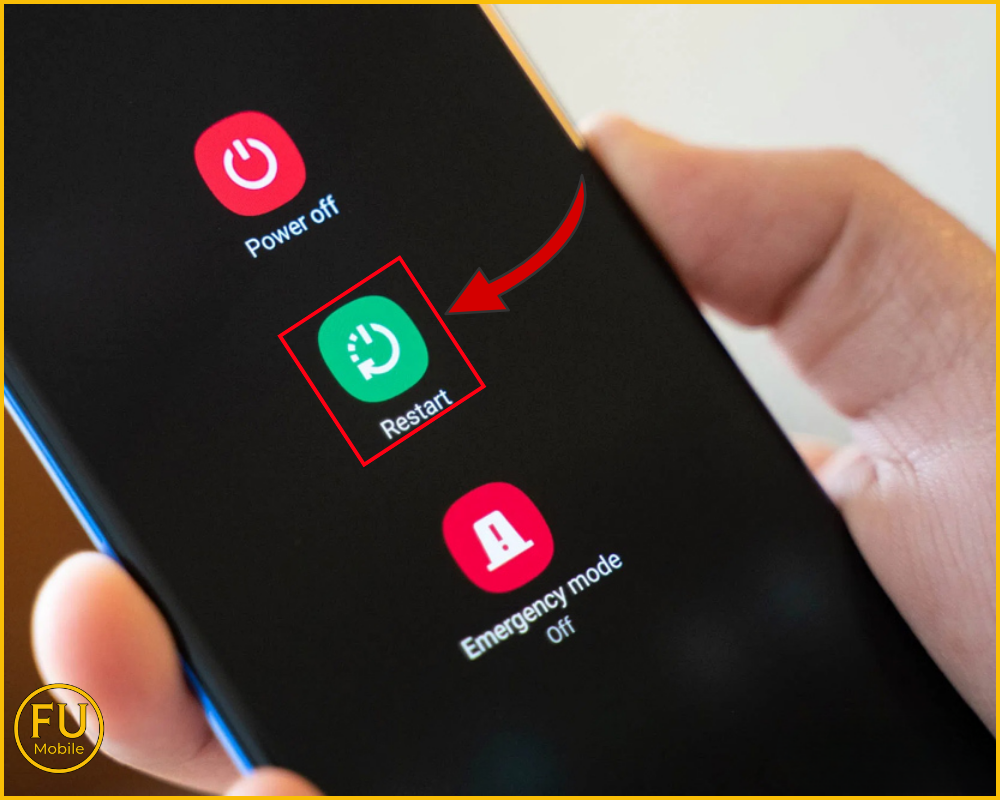 Khởi động lại bằng phím cứng