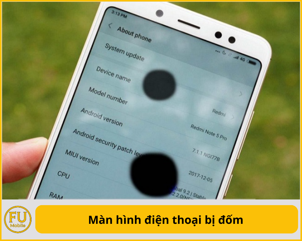 Màn hình bị đốm