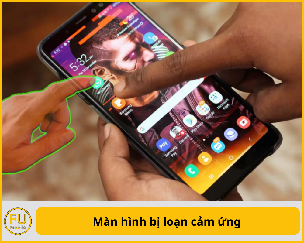 Màn hình bị loạn cảm ứng