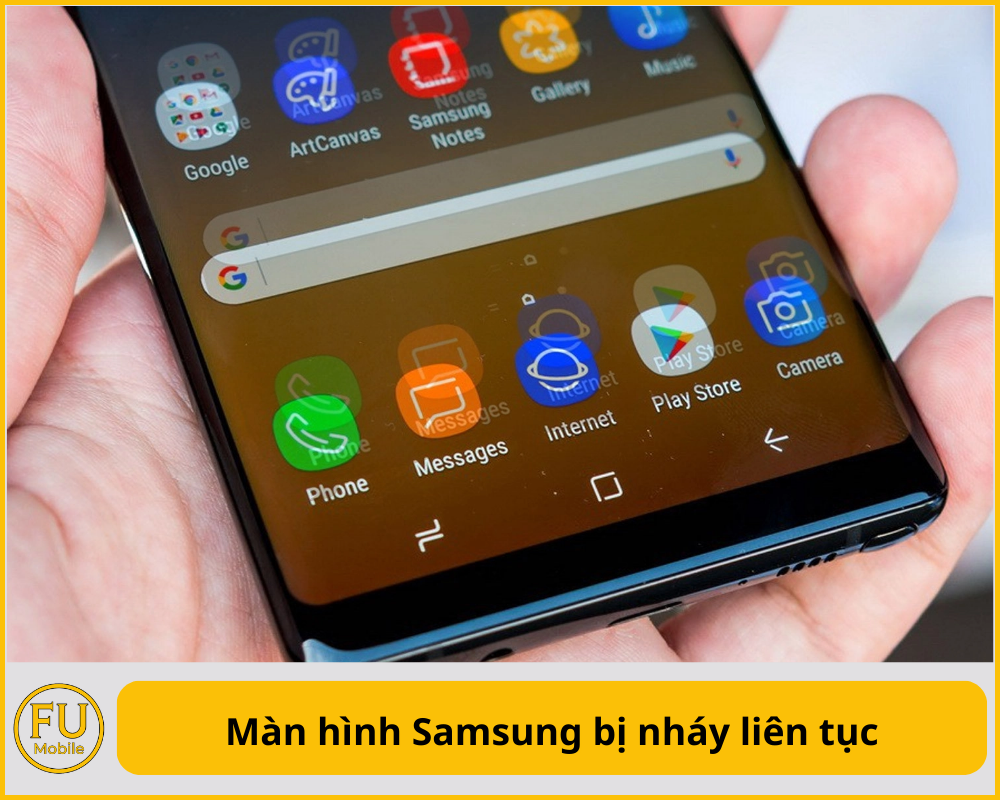 Màn hình Samsung bị nháy liên tục