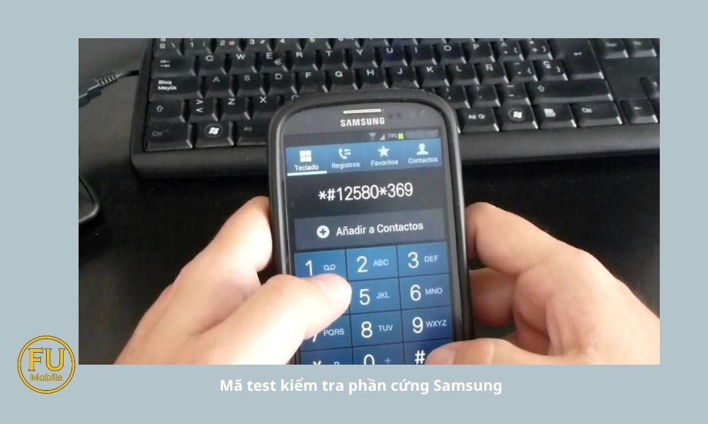 Mã test kiểm tra phần cứng máy Samsung