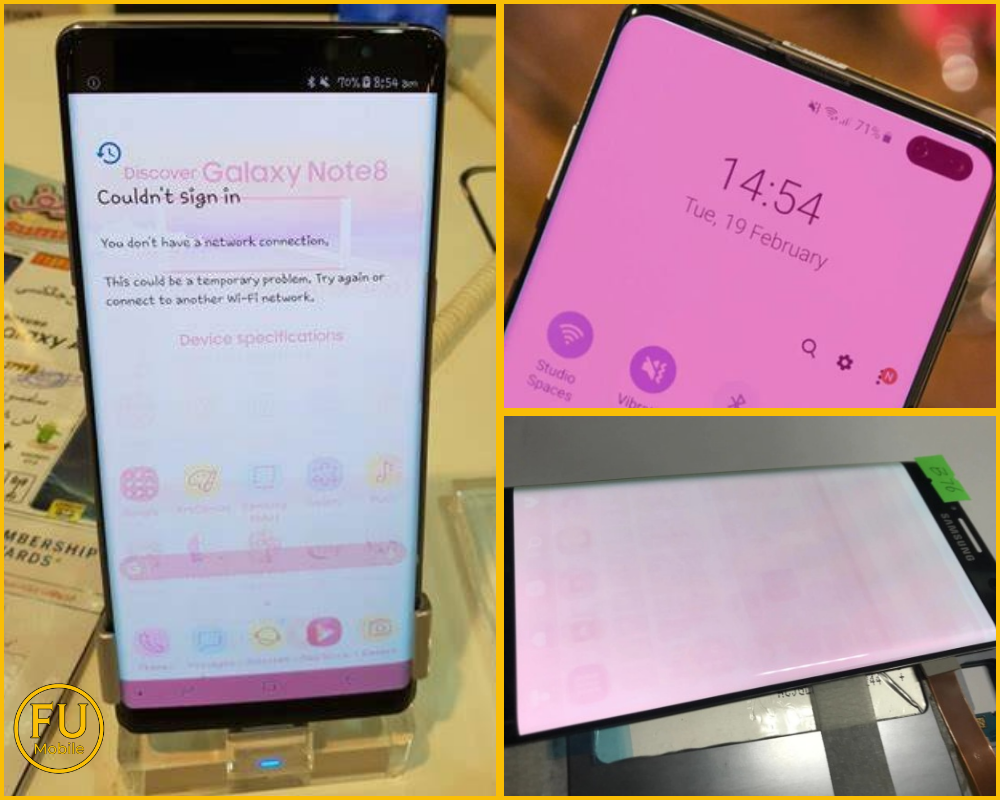 Nhận biết lỗi màn hình Samsung bị lưu ảnh, bóng mờ và ám màu