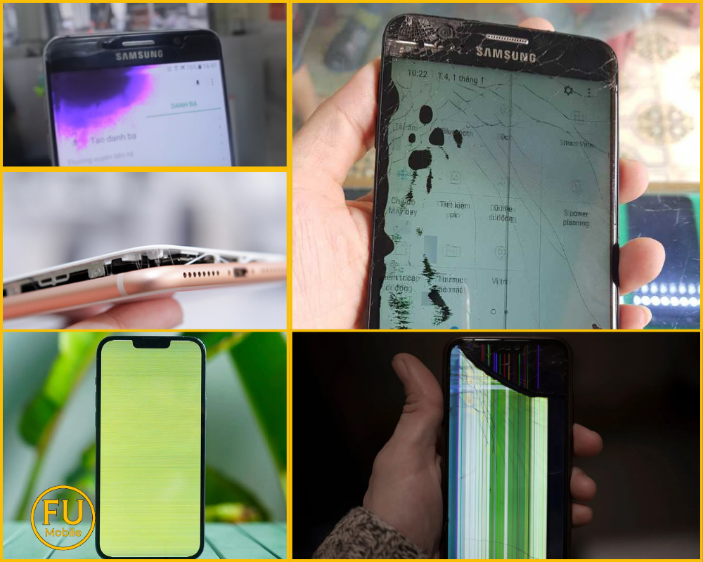 Nhận diện các lỗi màn hình điện thoại phổ biến nhất hiện nay