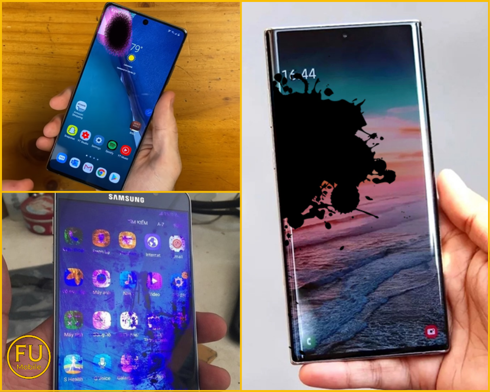 Nhận diện dấu hiệu điện thoại Samsung bị lem màn hình