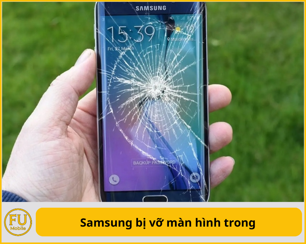 Samsung bị vỡ màn hình trong