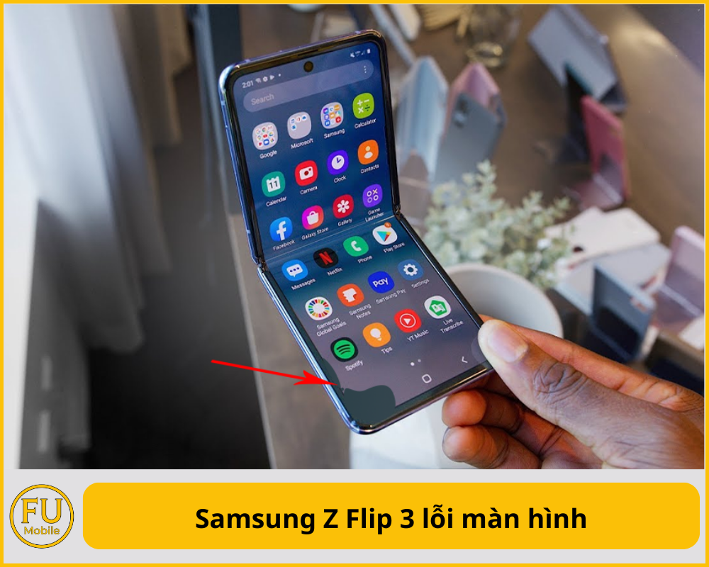 Samsung Z Flip 3 lỗi màn hình