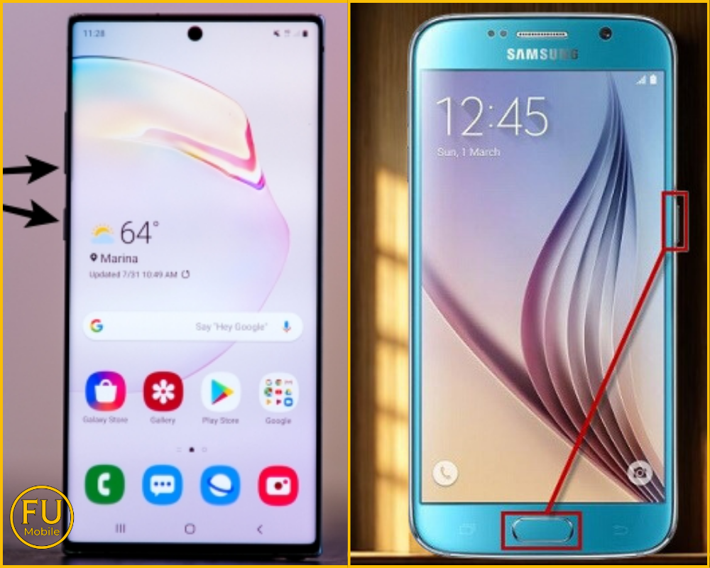 Sử dụng tổ hợp phím cứng để chụp màn hình