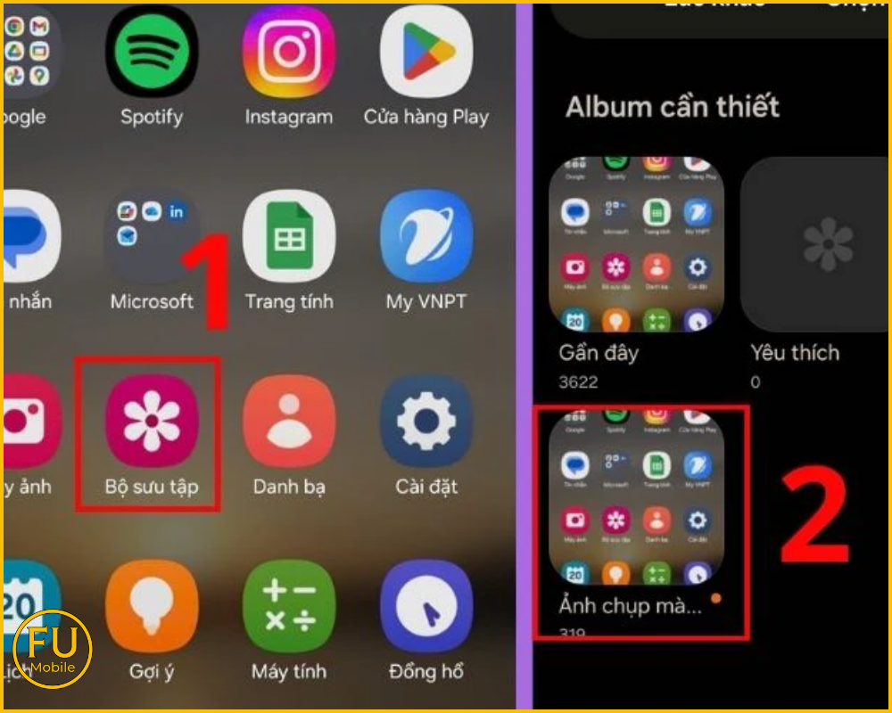 Vị trí lưu ảnh chụp màn hình Vivo