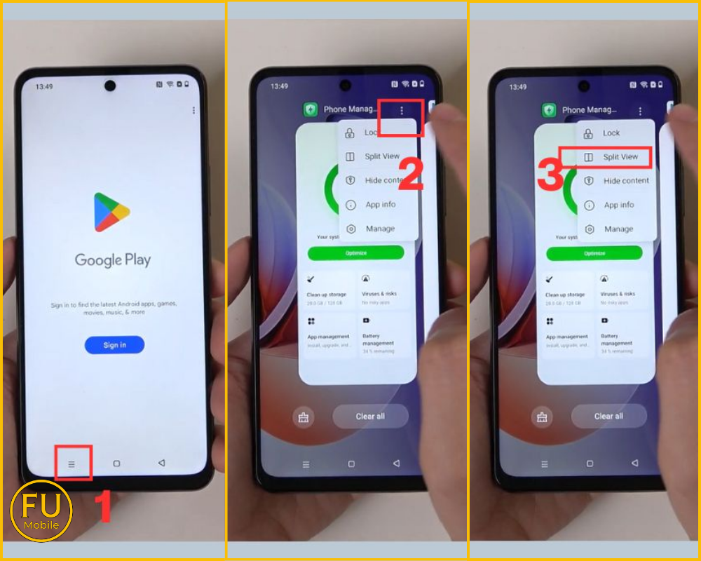 Cách chia đôi màn hình Oppo & Realme