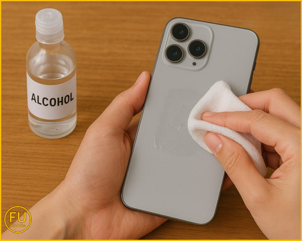 Cách gỡ và vệ sinh keo dán màn hình điện thoại cũ sạch bong