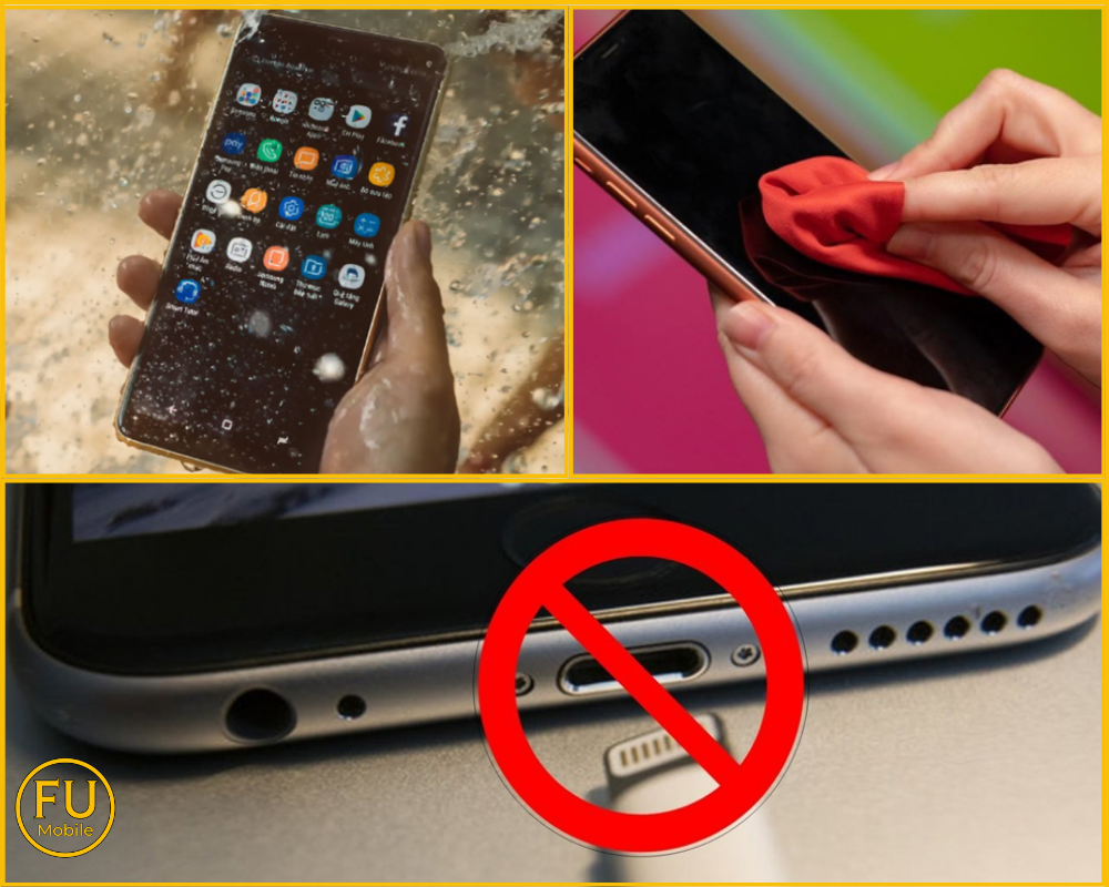 Cách sử dụng và bảo quản sau khi máy dính nước