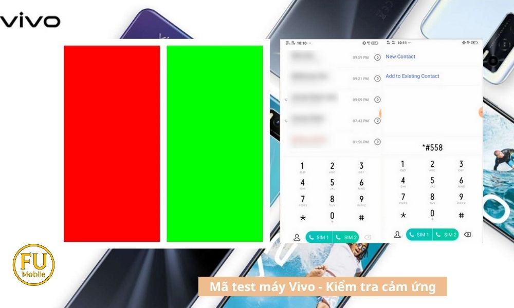 Kiểm tra cảm ứng máy Vivo bằng lệnh test