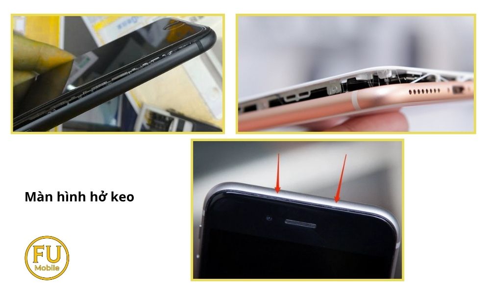 Màn hình bong keo, hở mép