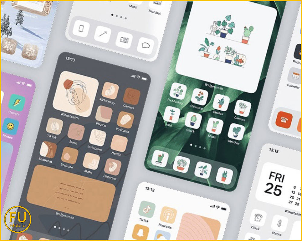 App trang trí màn hình điện thoại nào nên dùng cho người mới