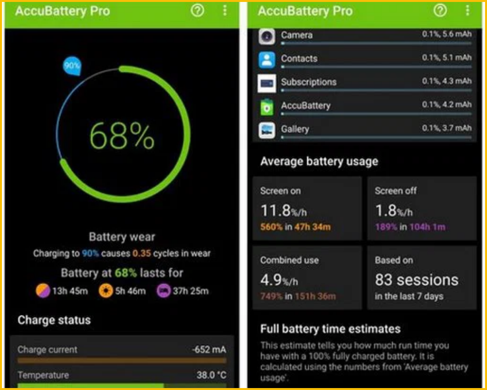 Cách tự kiểm tra tình trạng pin trên Android
