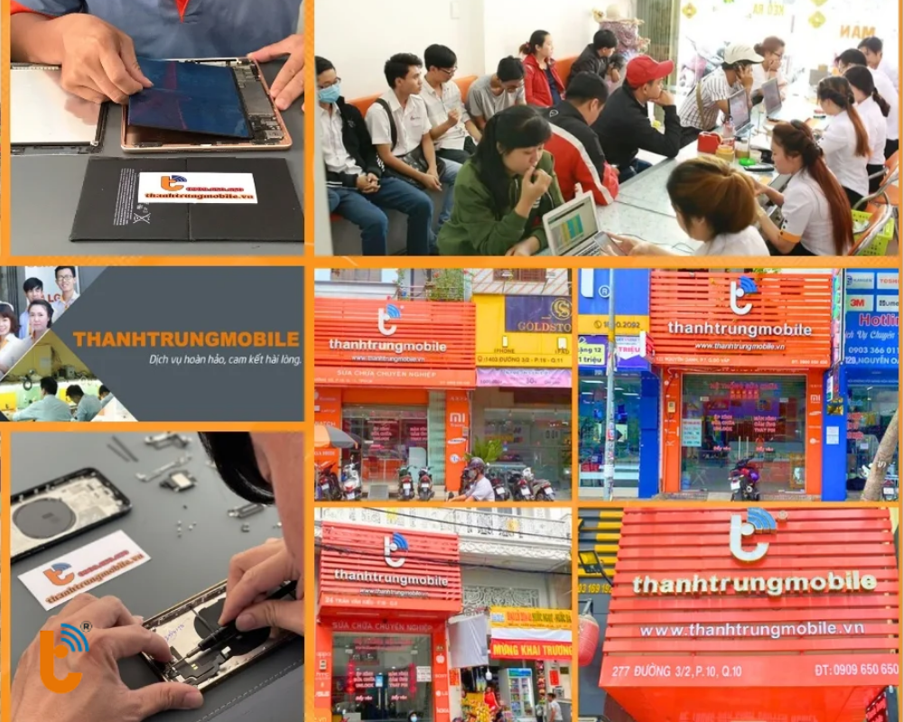 Trung tâm sửa chữa điện thoại uy tín lâu năm TPHCM