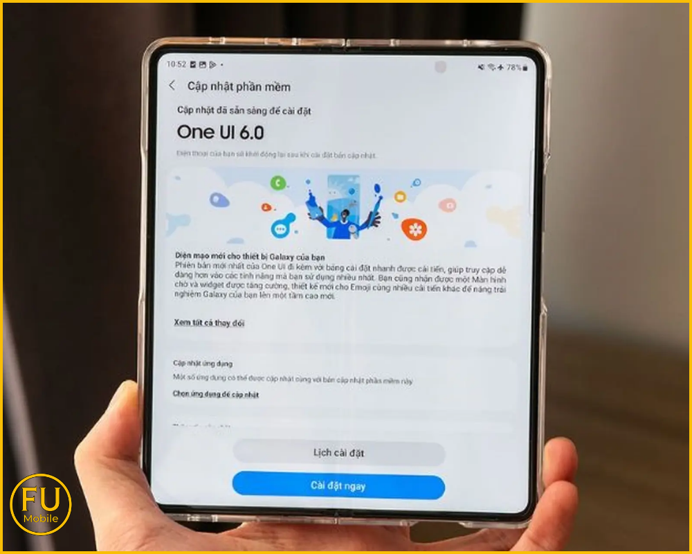 Cập nhật phần mềm mới nhất cho Samsung