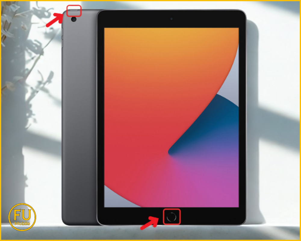 Khởi động lại iPad với iPad có nút Home vật lý