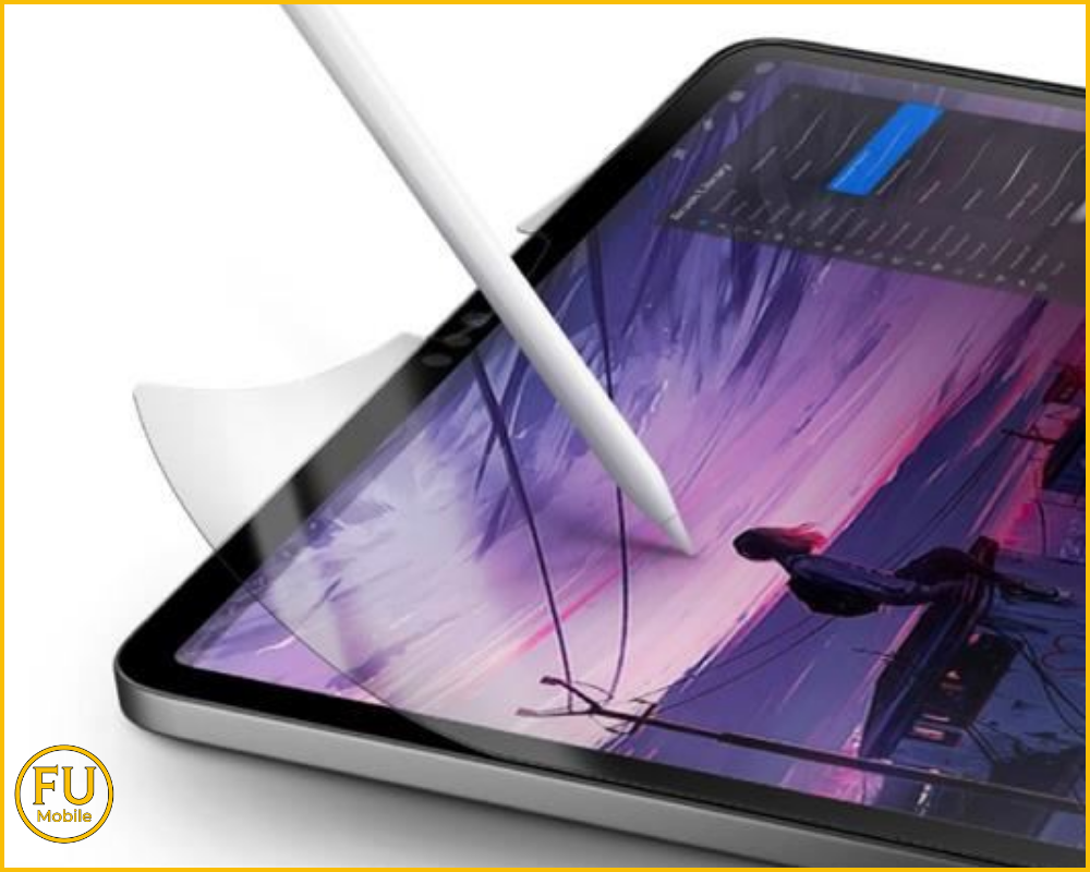 Tháo miếng dán cường lực iPad
