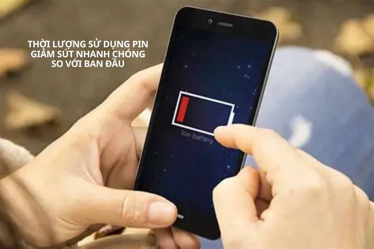 Pin giảm nhanh khi đang dùng