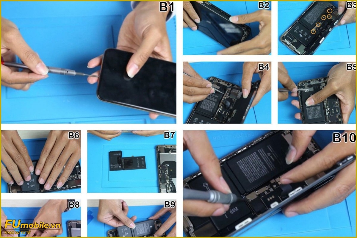 Quy trình thay pin iPhone lấy liền