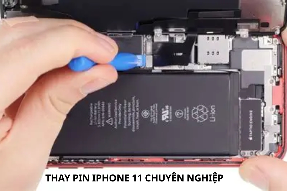 Thay pin mới iPhone 11 chuyên nghiệp, lấy liền