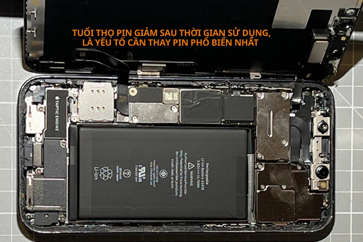 Cần thay pin mới iPhone 12 nếu viên pin đã kém tuổi thọ
