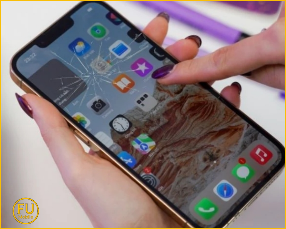 Bạn hãy vuốt mọi điểm trên màn hình để kiểm tra độ nhạy của máy