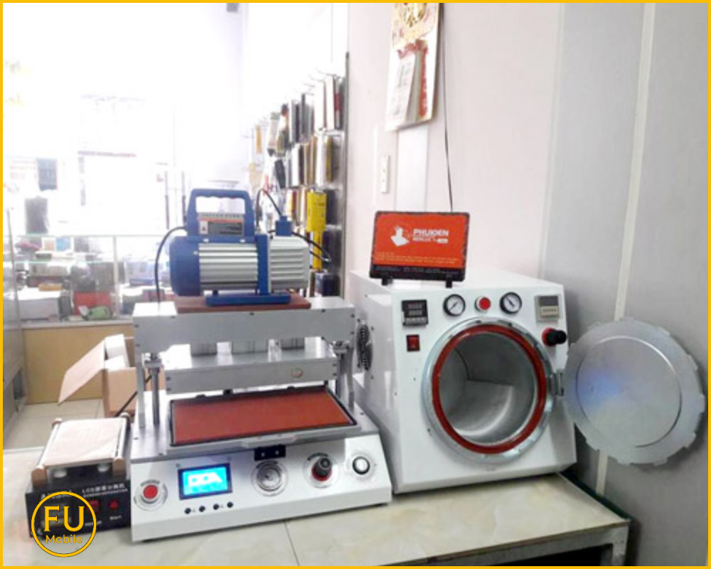 Máy ép kính điện thoại Samsung