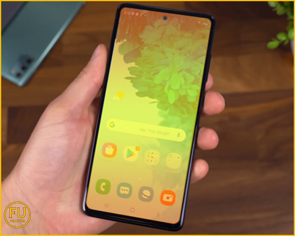 Màn hình ám màu vàng không thể chỉnh sửa trong cài đặt