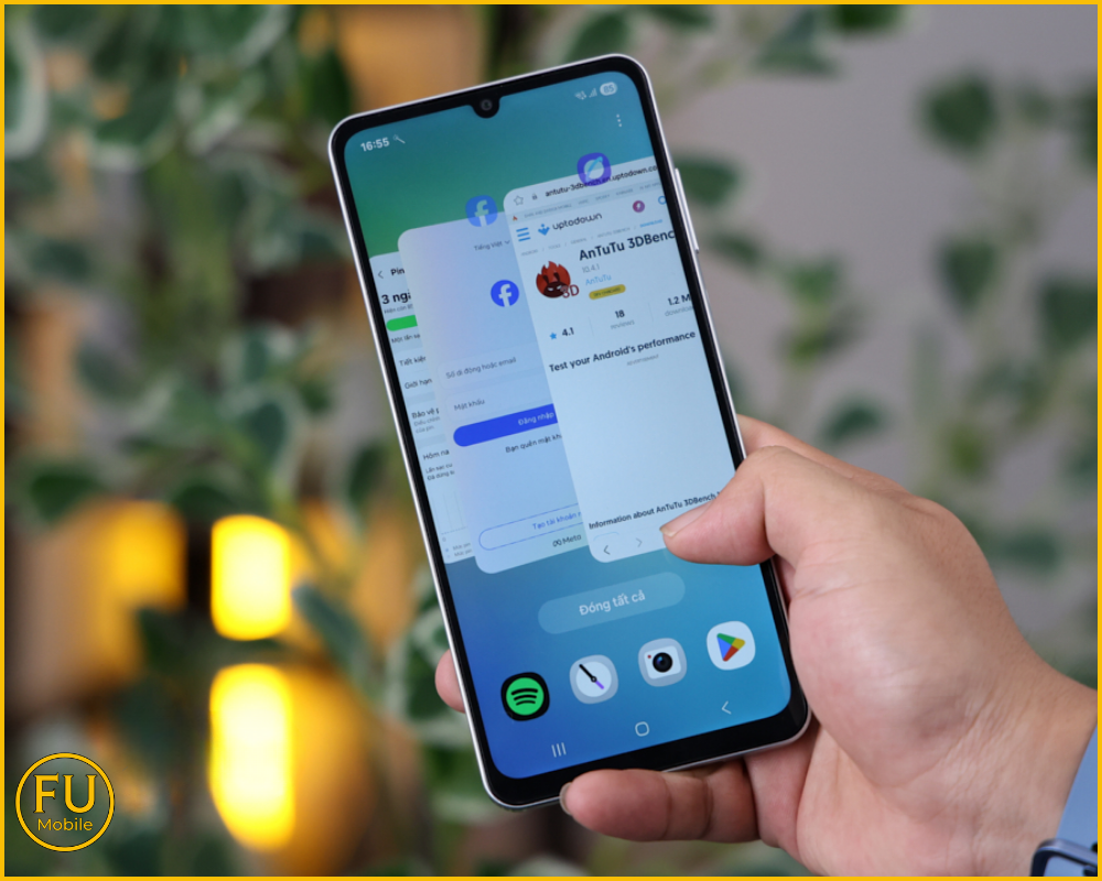 công nghệ ép kính A06 hiện đại sẽ giúp màn hình bền đẹp lâu dài