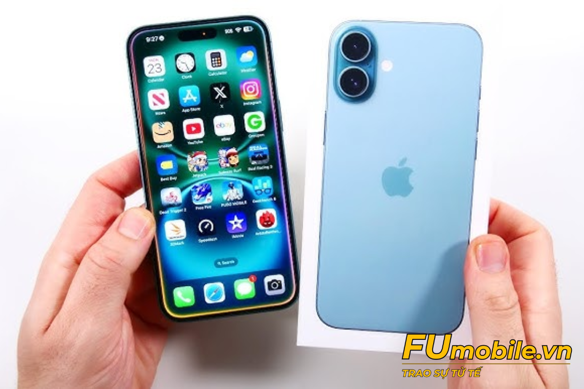đánh giá iphone 16 plus a2