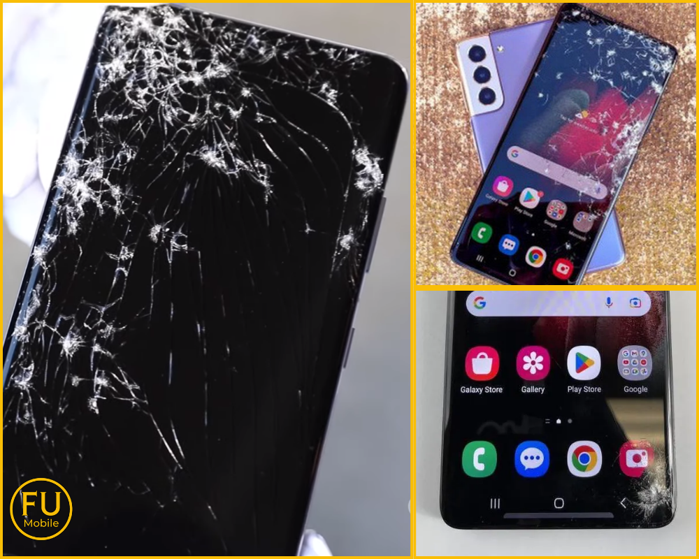 Dấu hiệu cần ép kính điện thoại Samsung