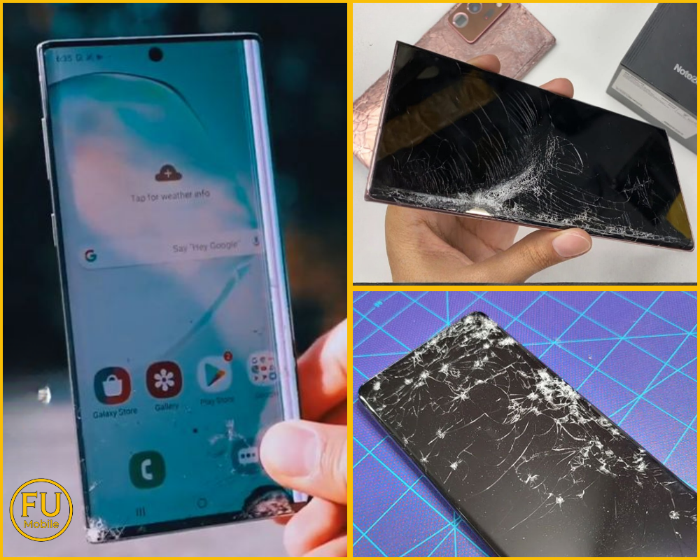 Dấu hiệu cần ép kính Note 20 Ultra