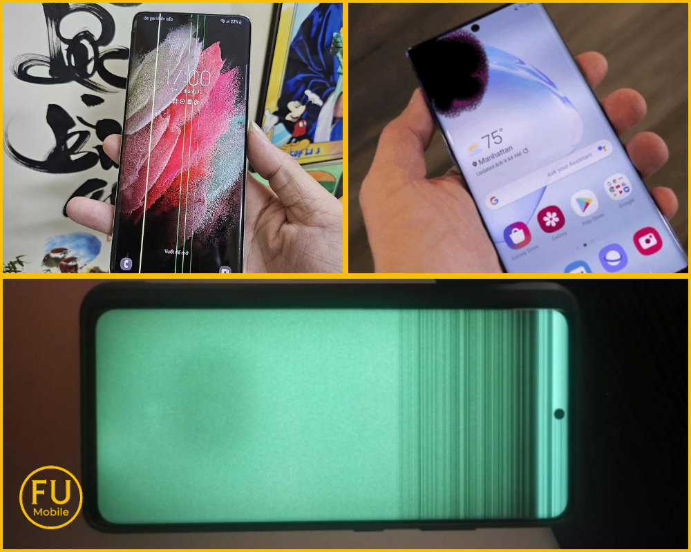 Dấu hiệu cần thay toàn bộ màn hình điện thoại Samsung