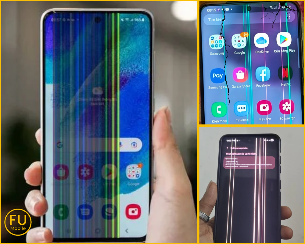 Dấu hiệu cần thay toàn bộ màn hình điện thoại Samsung