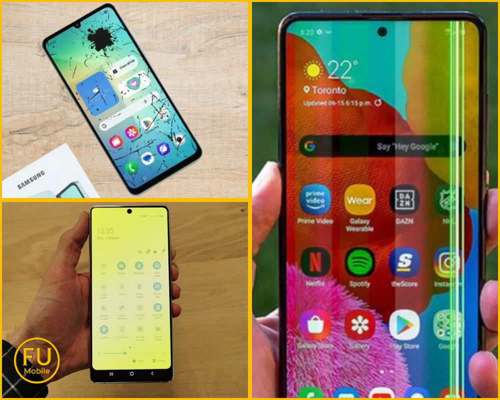 Dấu hiệu cần thay toàn bộ màn hình Samsung