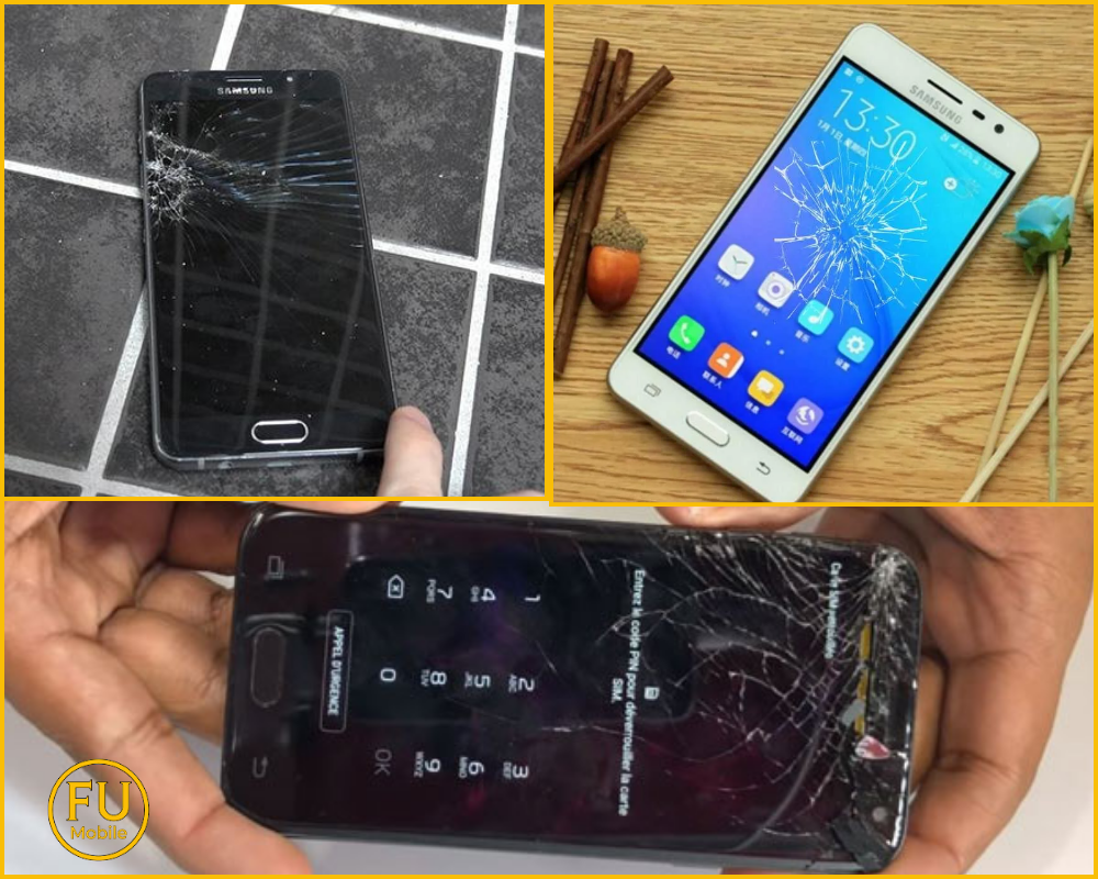 Dấu hiệu Samsung Galaxy J3 Pro cần thay mặt kính