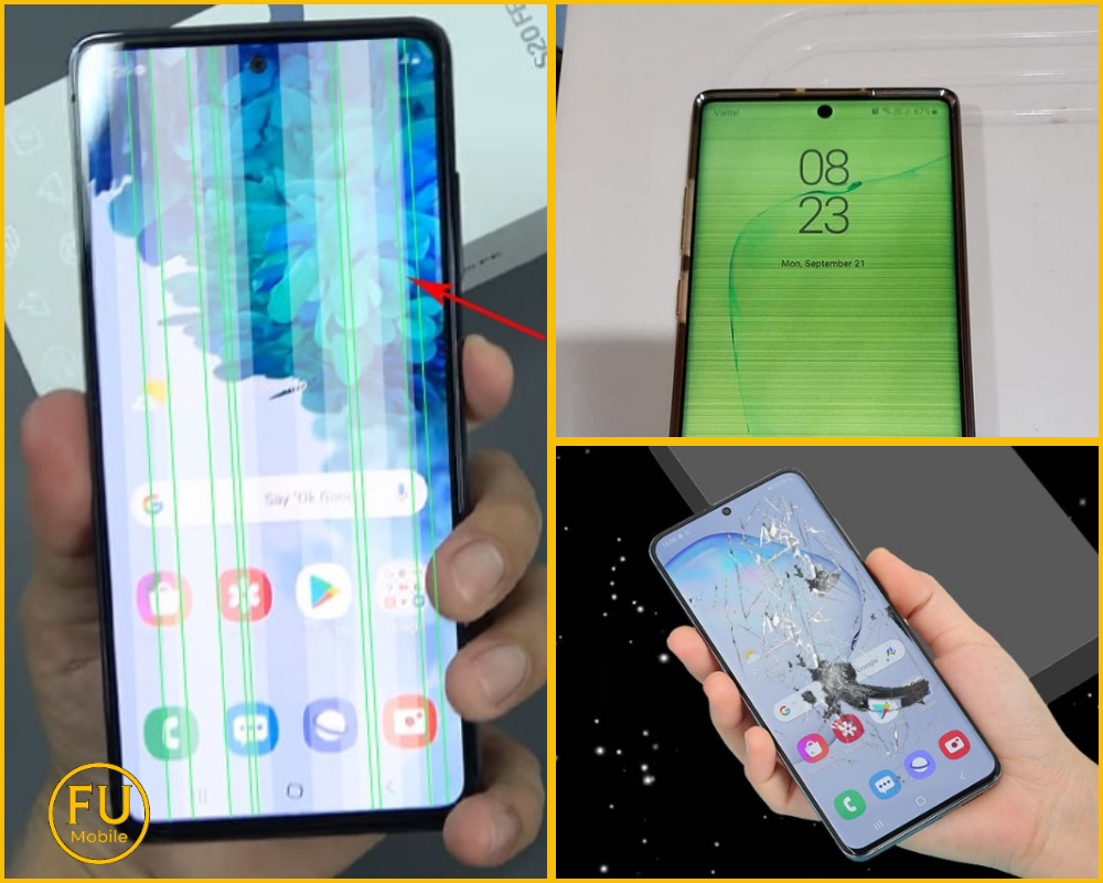 Dấu hiệu phải thay màn hình S20 Plus nguyên bộ