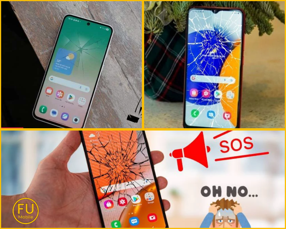 Dấu hiệu cần ép kính / thay mặt kính cho Samsung A53