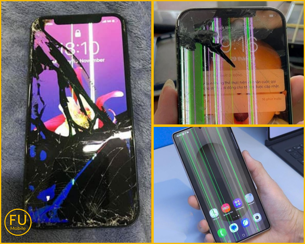 Dấu hiệu điện thoại phải thay màn hình