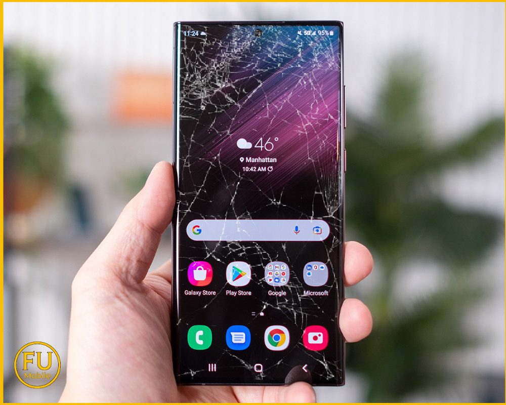 Dấu hiệu màn hình điện thoại chỉ cần ép kính