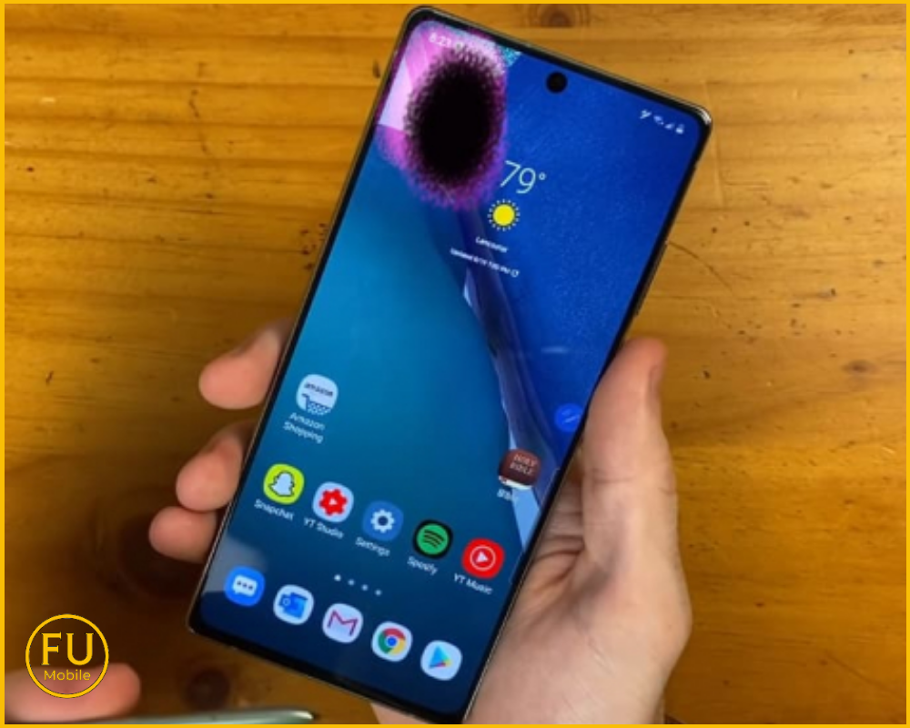 Dấu hiệu màn hình Samsung bị chảy mực sau ép kính