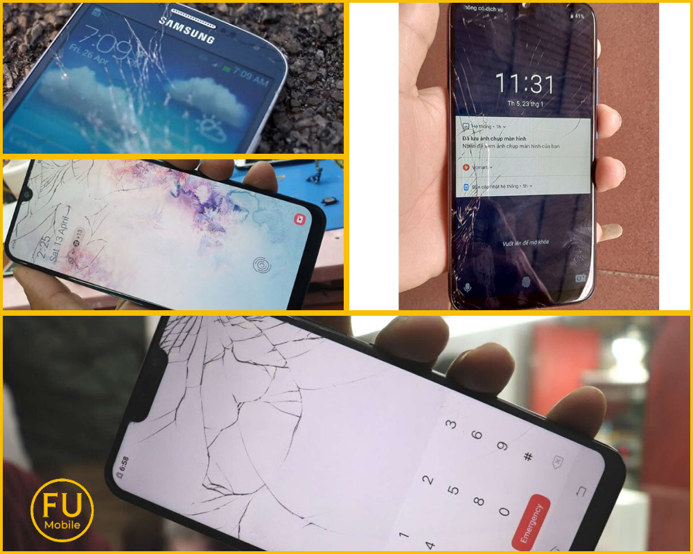 Dấu hiệu nên thay kính ngoài Samsung Galaxy A25