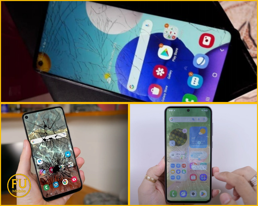 Dấu hiệu chỉ cần ép kính trước Samsung Galaxy A02