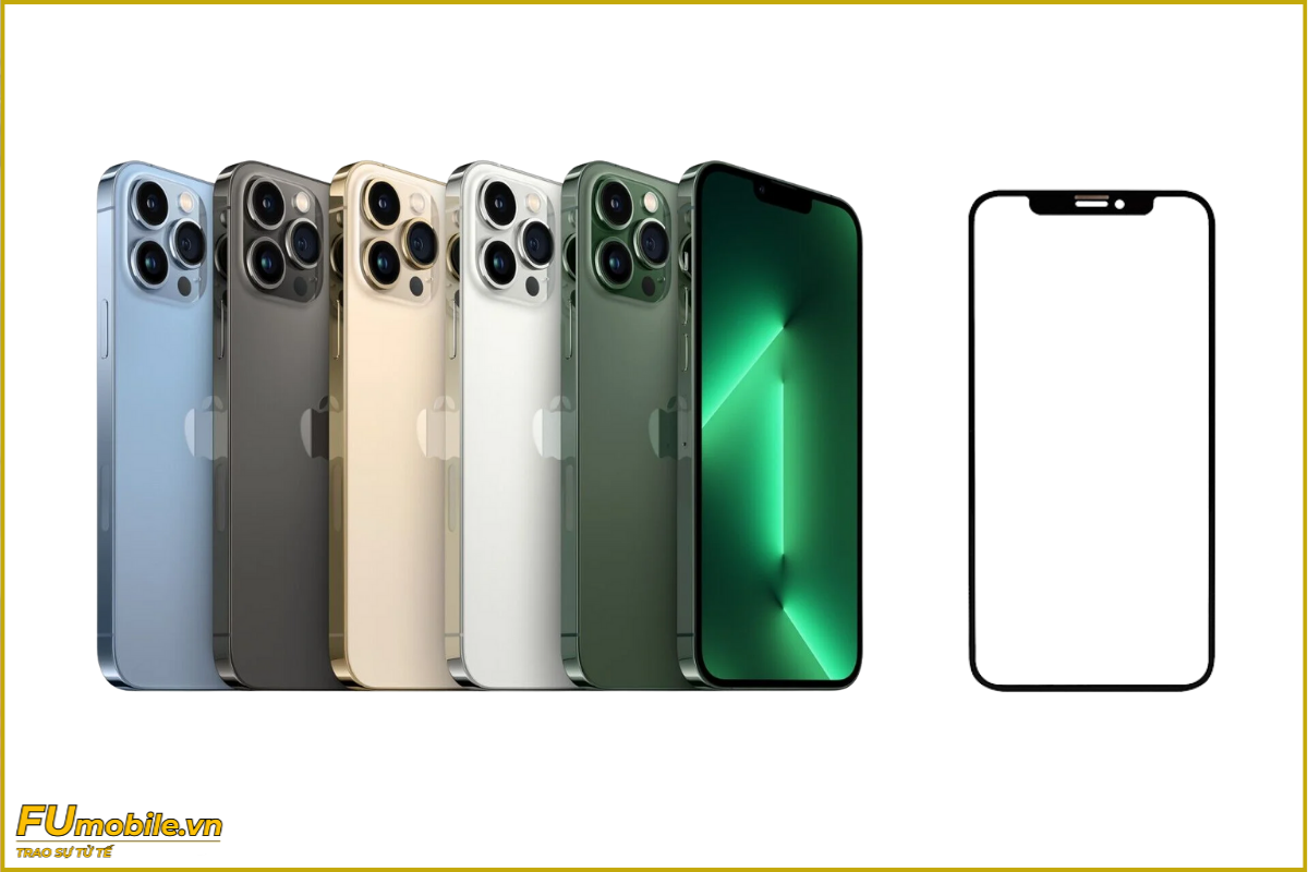 Ép kính iPhone 13 Pro chuyên nghiệp