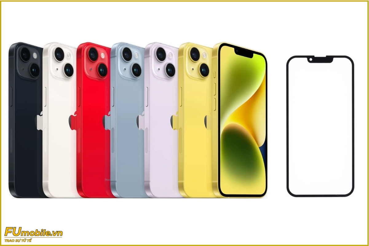 Ép kính iPhone 14 Plus chuẩn đẹp, lấy ngay