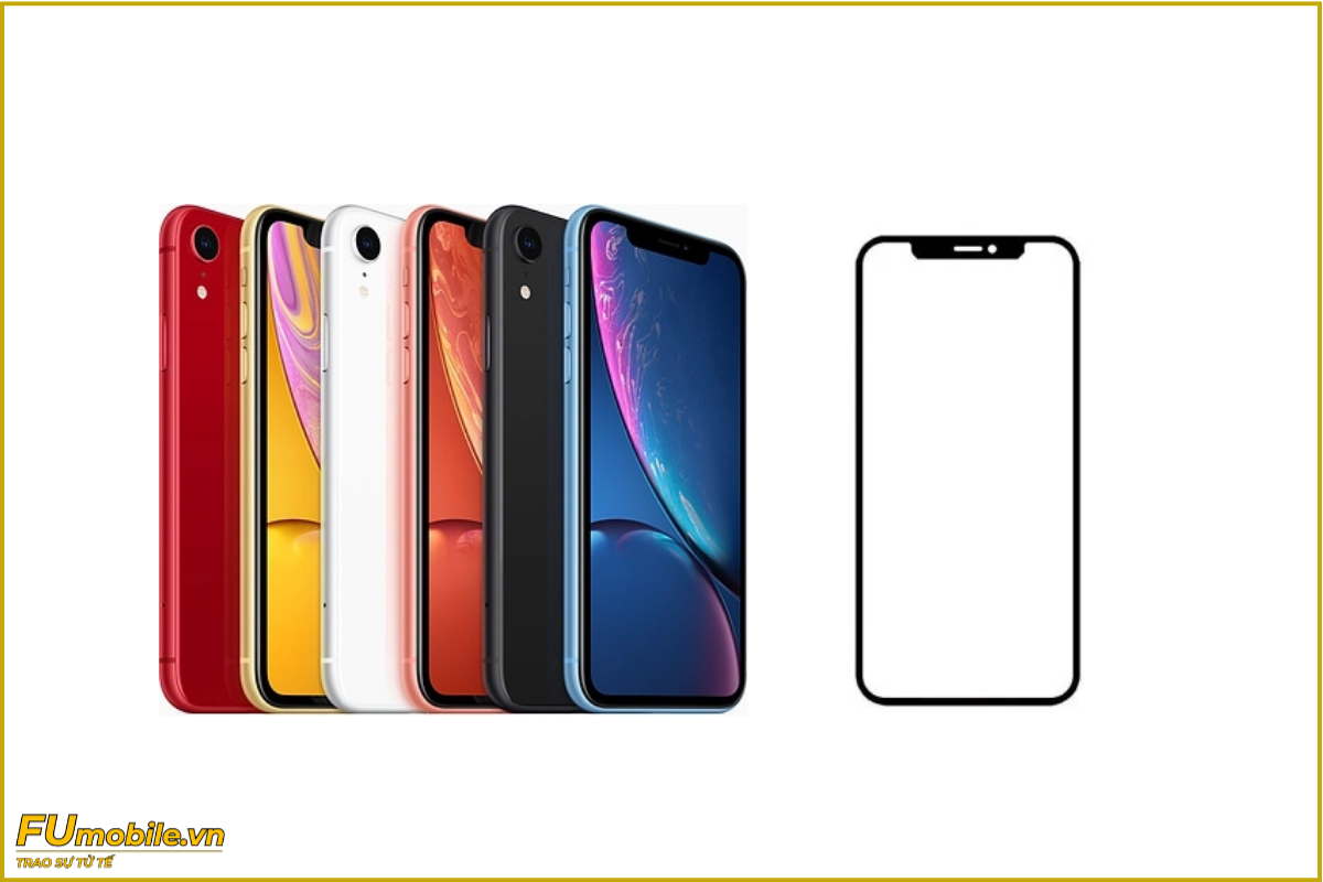 Ép kính iPhone XR chuẩn đẹp, giá rẻ